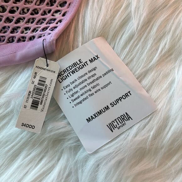 Victoria’s Secret Layer Fishnet Sports Bra 34DDD - Picture 8 of 8